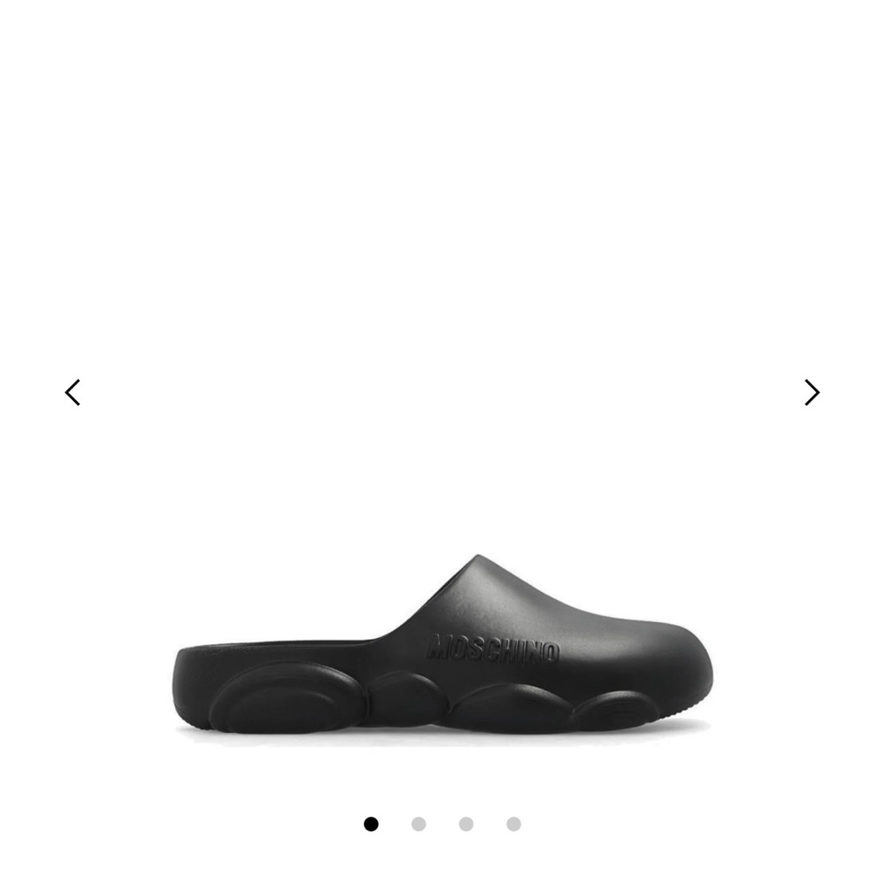 Moschino Teddy Bear Slip On Clogs